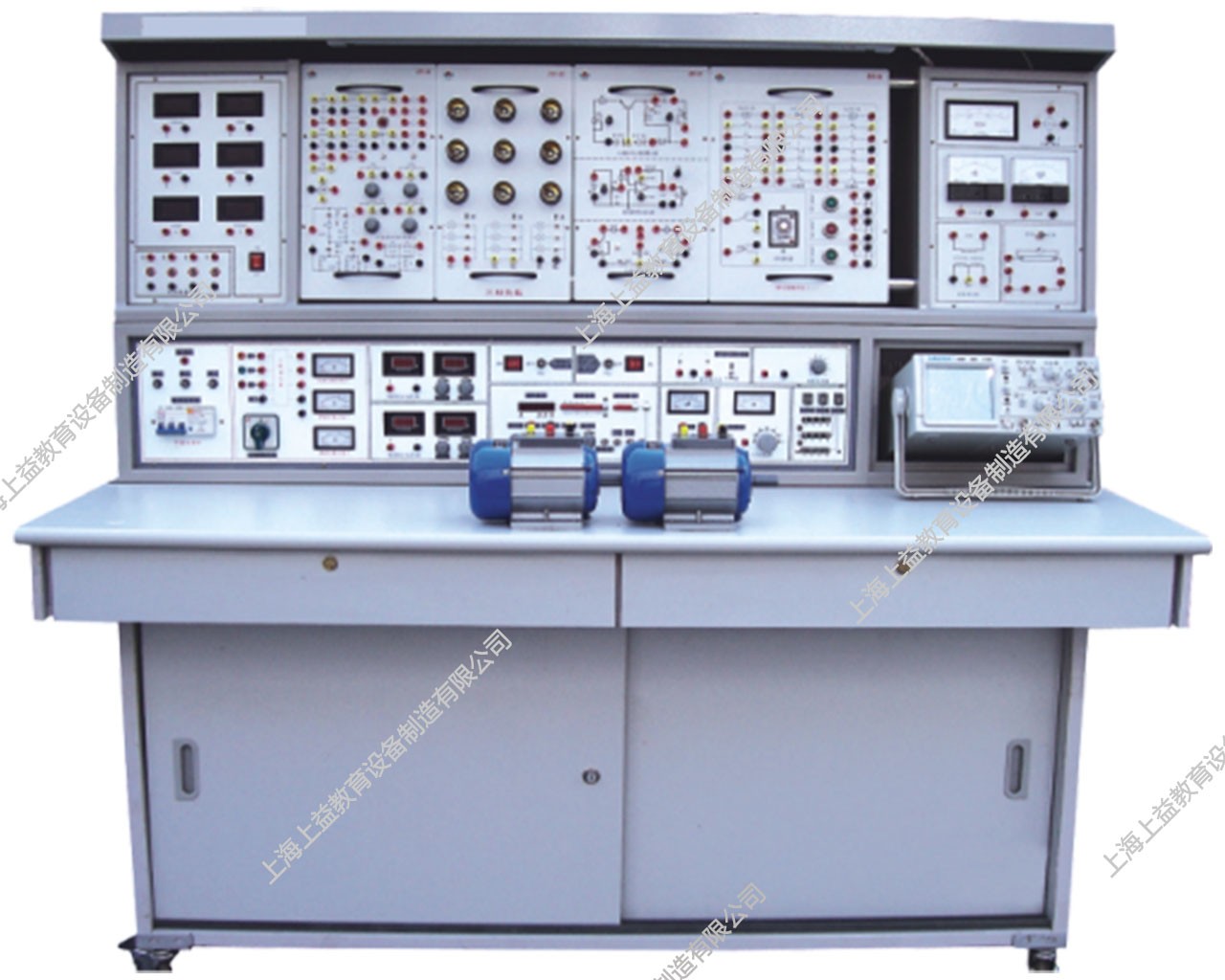 SYTYL-182C立式通用電工、電子、電力拖動（帶直流電機實驗）實驗室成套設備（三相調壓，積木式掛箱）