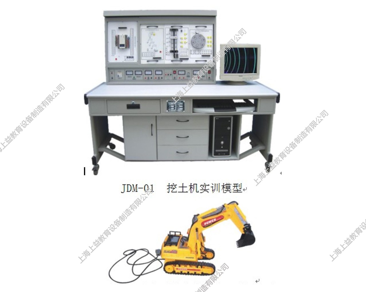 SYPLC-103D網絡型PLC可編程控制/微機接口及微機應用綜合實驗裝置（立式、掛箱積木式）